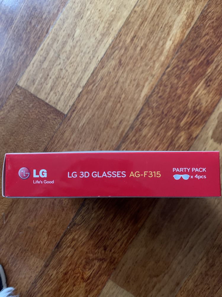 LG cinema 3D okulary nowe 4 pack
