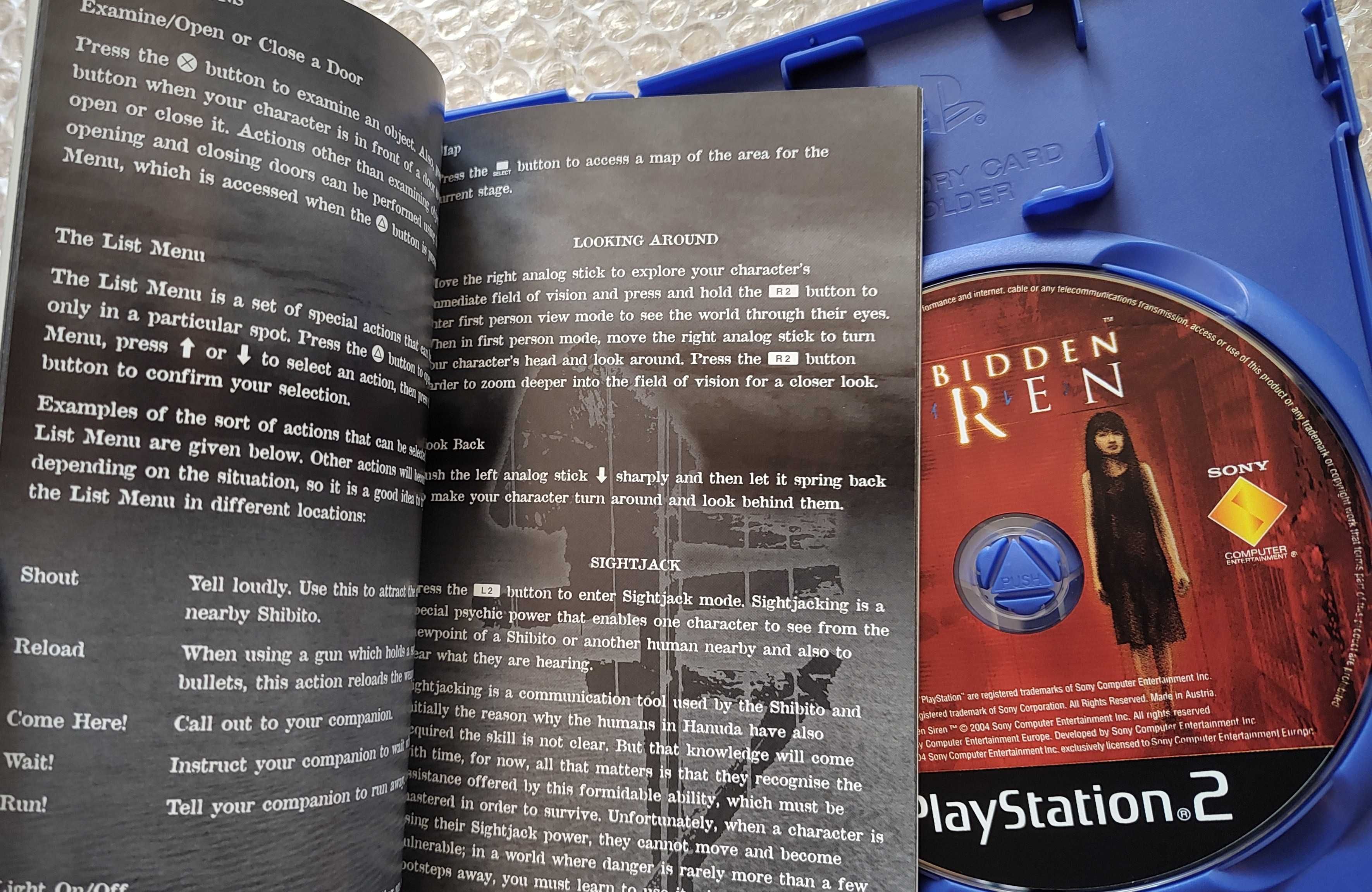 Forbidden Siren PS2 / Świetny Stan / 3xA / Unikat