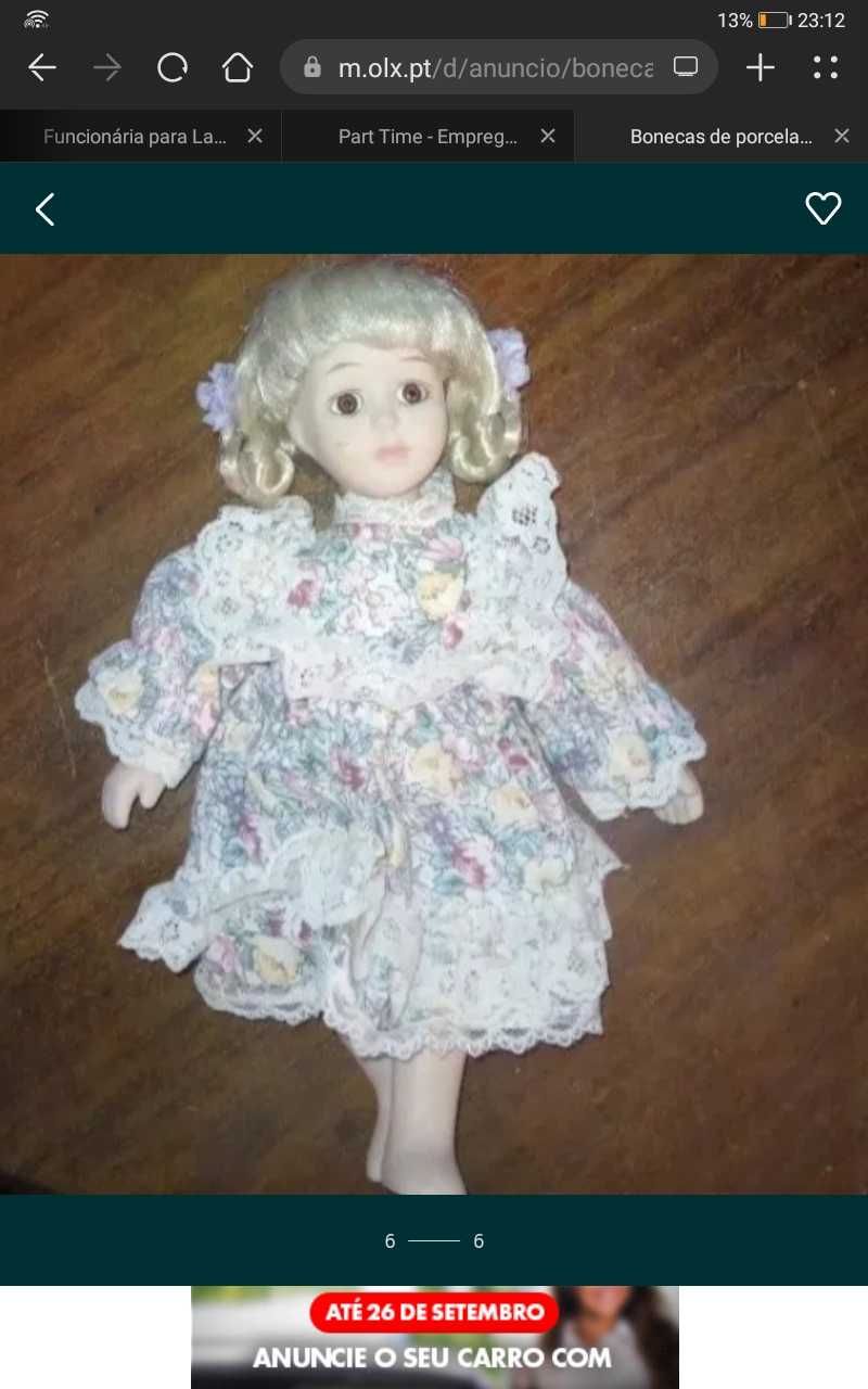 (Antiguidades) Porcelana bonecas