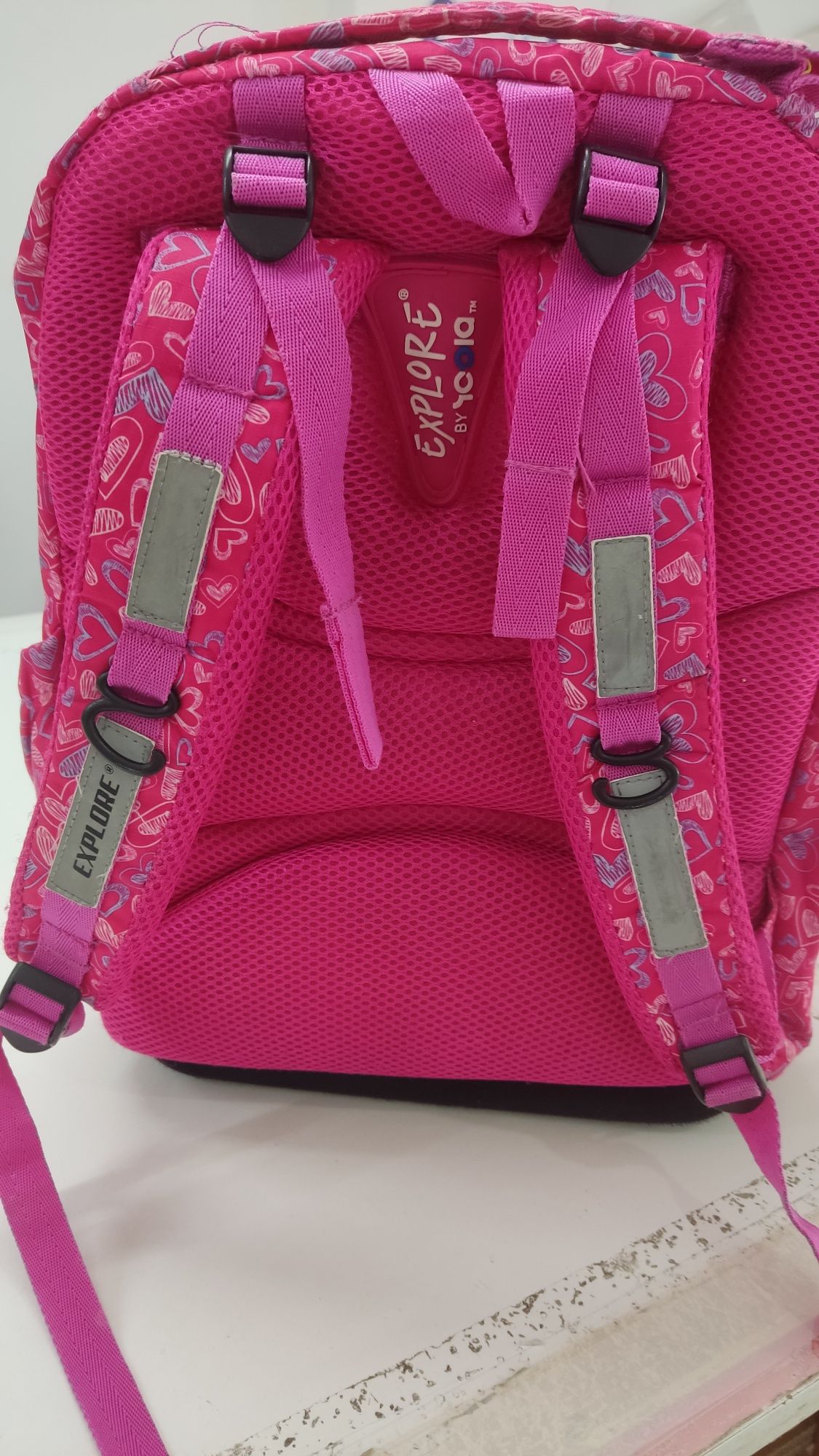 Mochila menina rosa