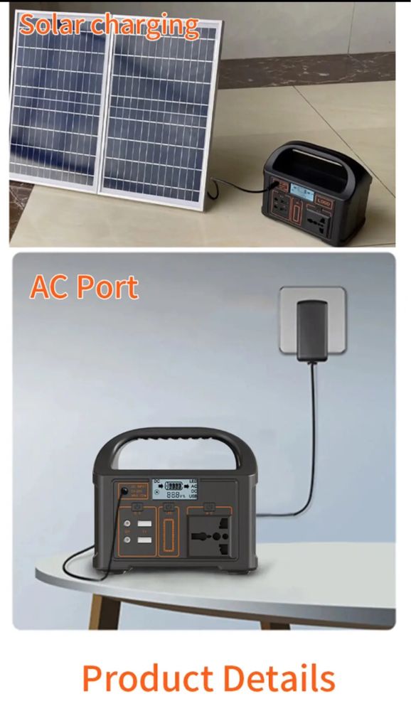 JSDSOLAR 100W LiFePo4 Портатив  зарядная станция Powerbank для роутера