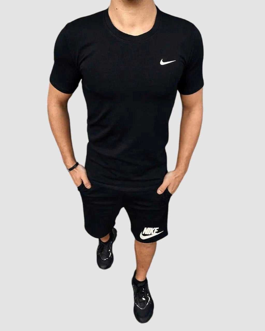 Літній чоловічий комплект Nike футболка + шорти