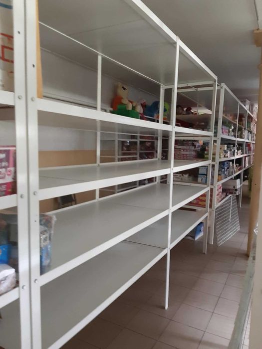 Regał metalowy DUŻY SOLIDNY do magazynu HURTOWNI garażu SKLEPU