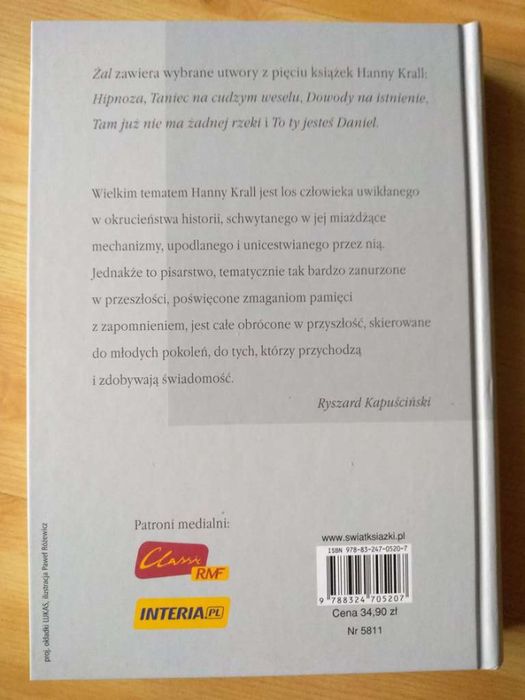 Hanna Krall, Żal