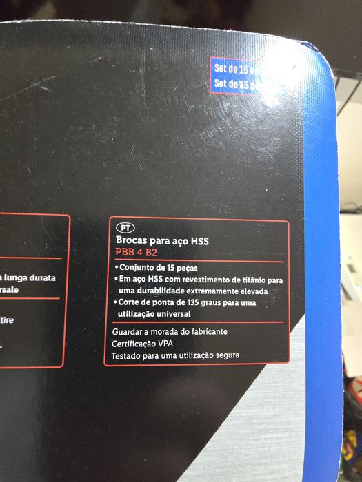 Brocas de ferro HSS parkside