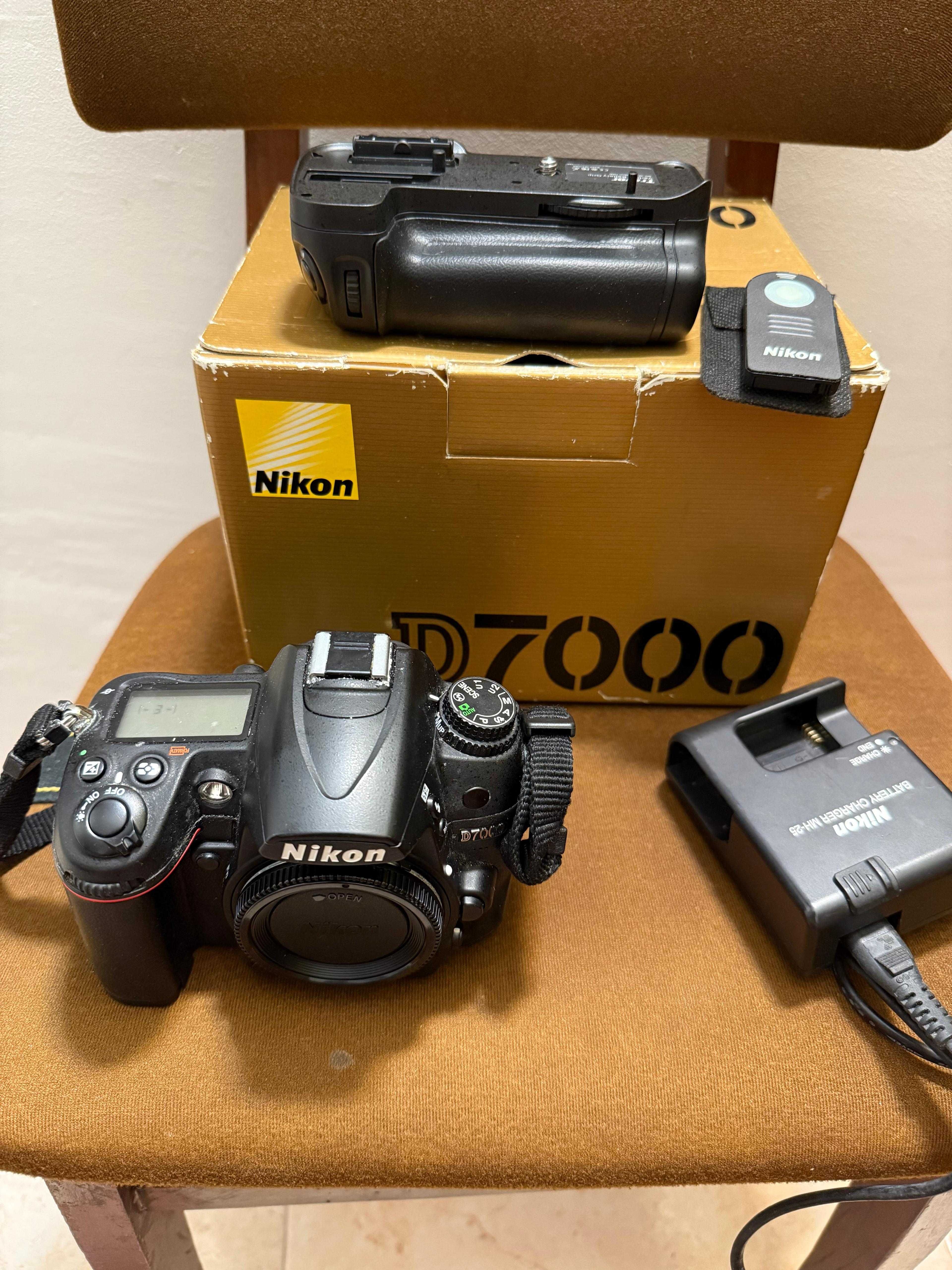 Nikon D7000 DSLR Profissional, Corpo Apenas, 16.2MP, SD Duplo