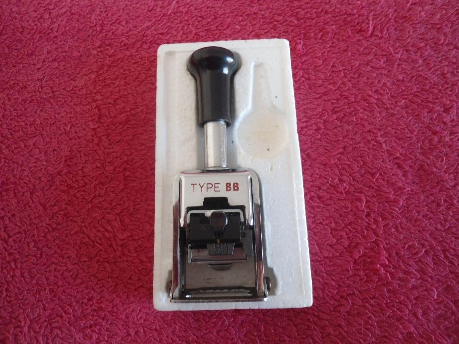 Máquina de Numerar Automática Cromada (Manual)
