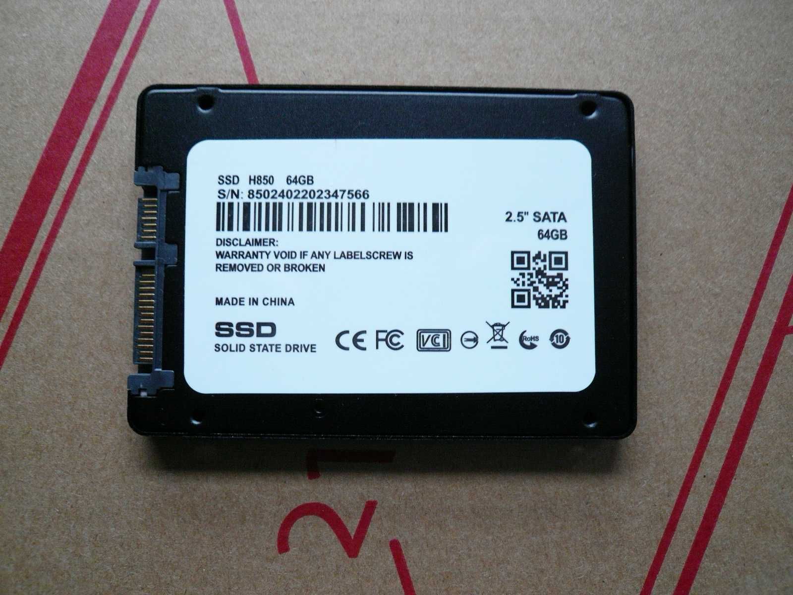 Твердотільний диск-накопичувач SomnAbulist SSD Sata 64Gb