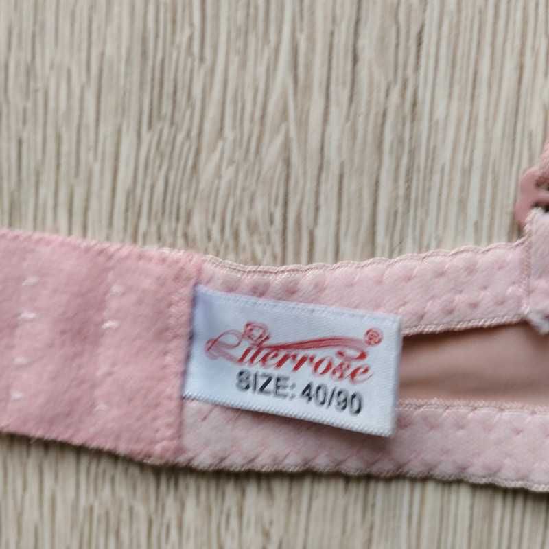 Biustonosz Luerrose 90C /D – pudrowy róż, usztywniany