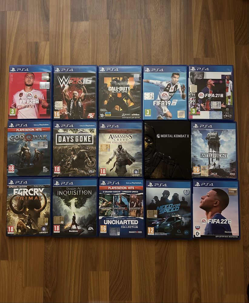 Диски на PS4 та PS3