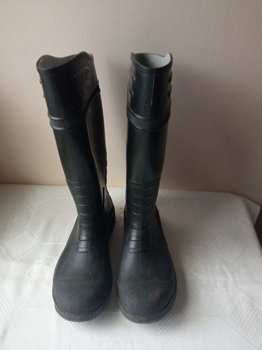 Silber ochronne buty gumowe z metalowym podnoskiem r 37 / 24,5