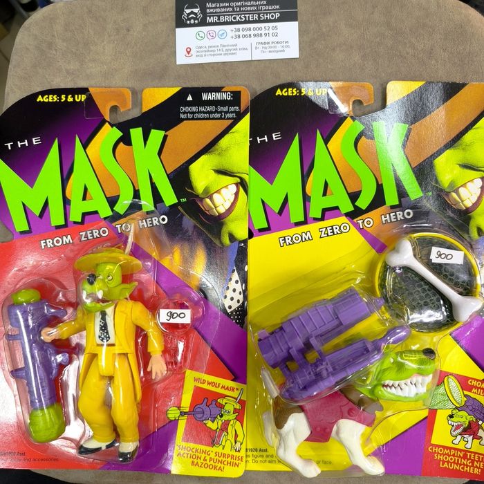 Вінтажні фігурки винтаж фигурки Ghostbusters Mask Street Fighter