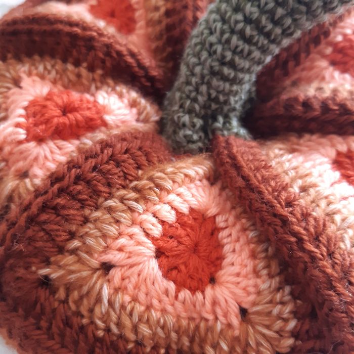 Dynia szydełkowa duża handmade ozdoba