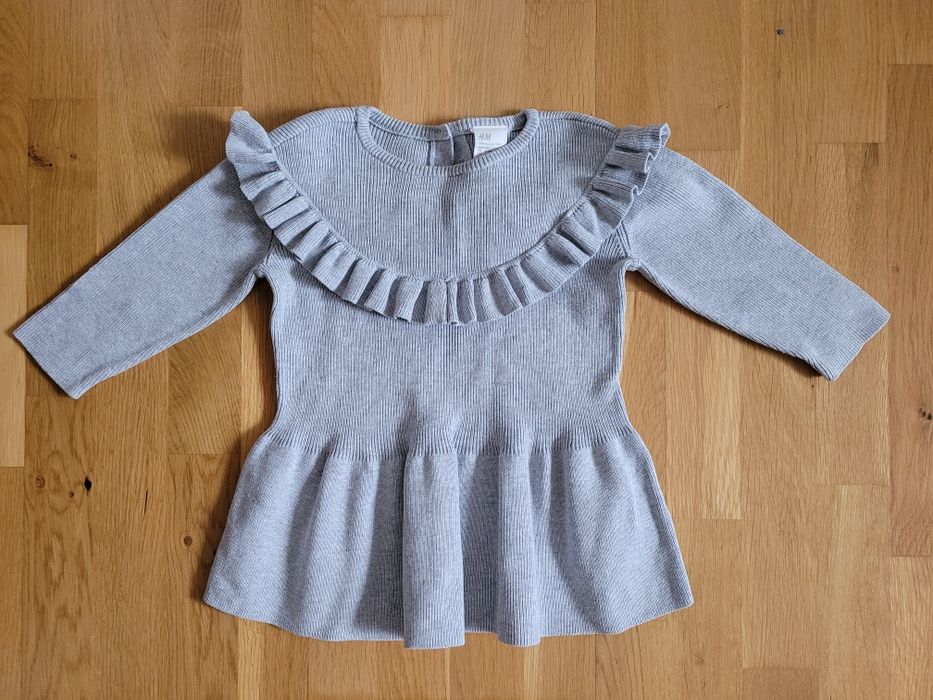 Tunika sukienka sweterkowa H&M 74 JAK NOWA