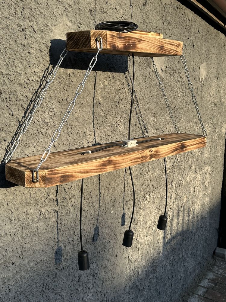 Lampy drewniane ręcznie robione