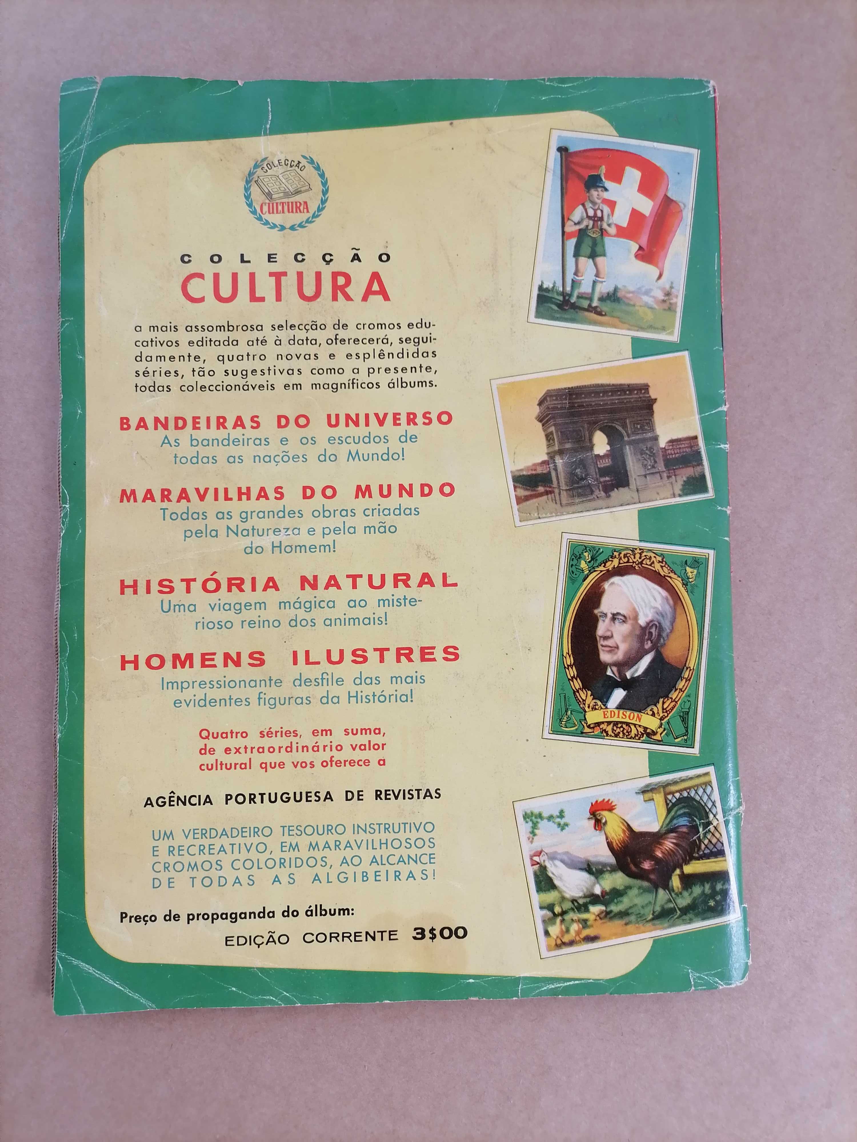 Caderneta Cromos RAÇAS HUMANAS 1ª Edição 1956 COMPLETA