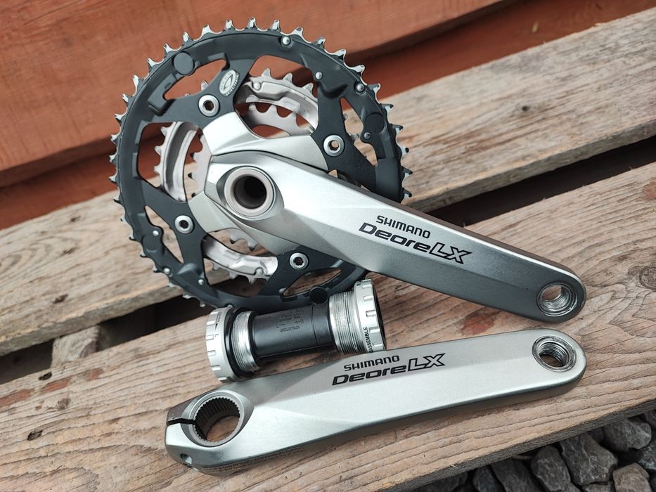 Korba rowerowa Shimano Deore LX M580 175mm Retro MTB ładny stan