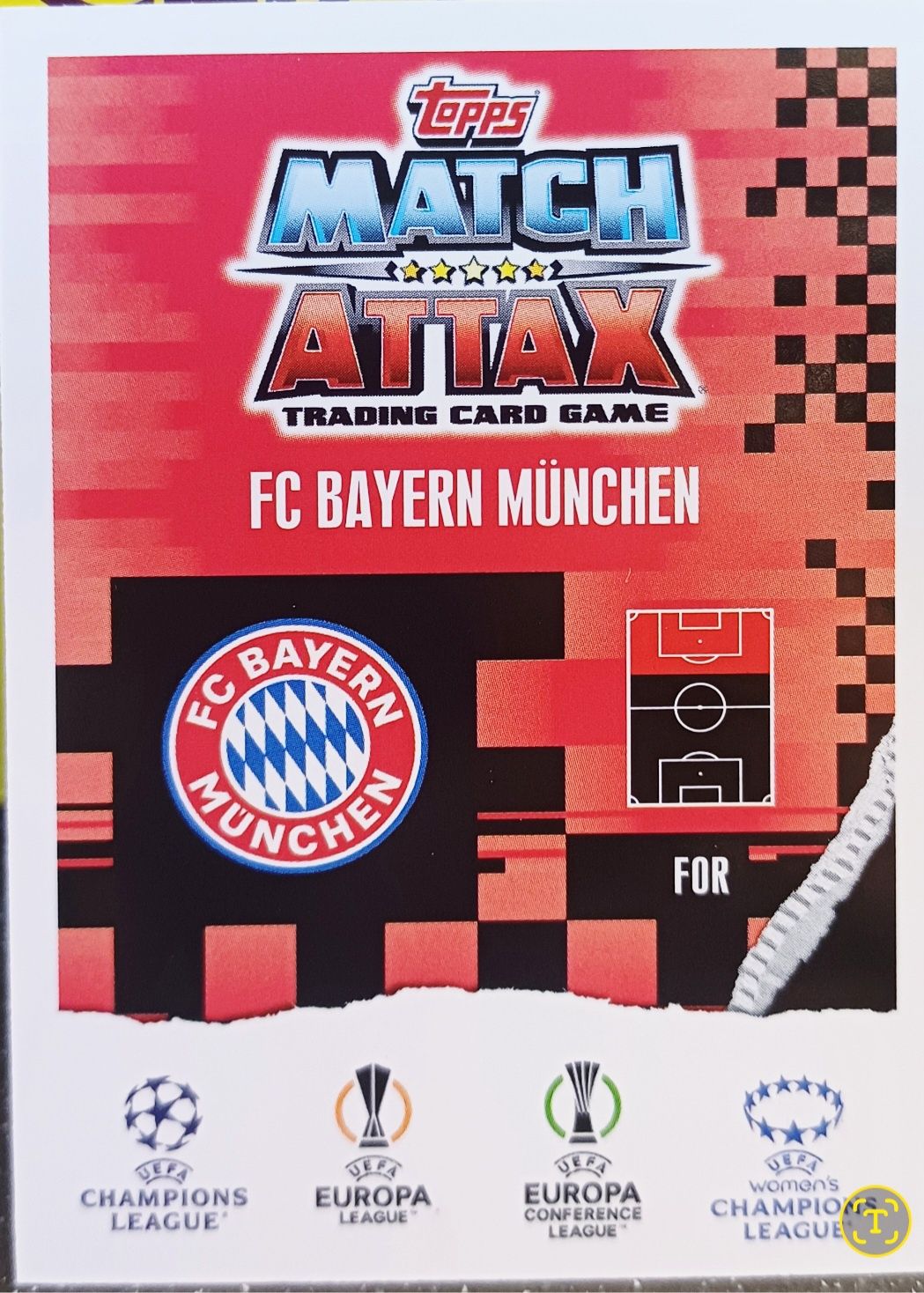 Topps Match Attax – Harry Kane – FC Bayern München – karta odblaskowa