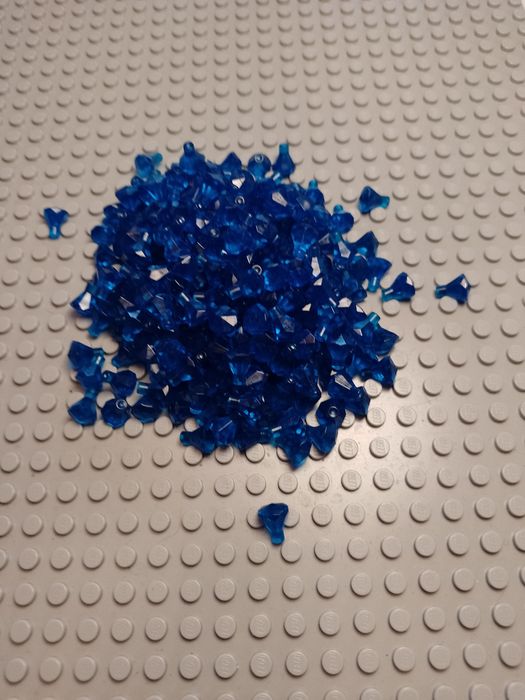 Lego diament kryształ niebieski
