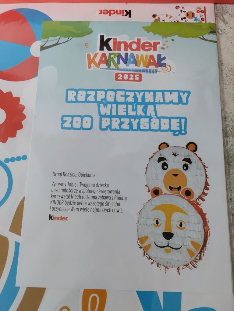 Kinder piniata dla dzieci dziecka Kinderki