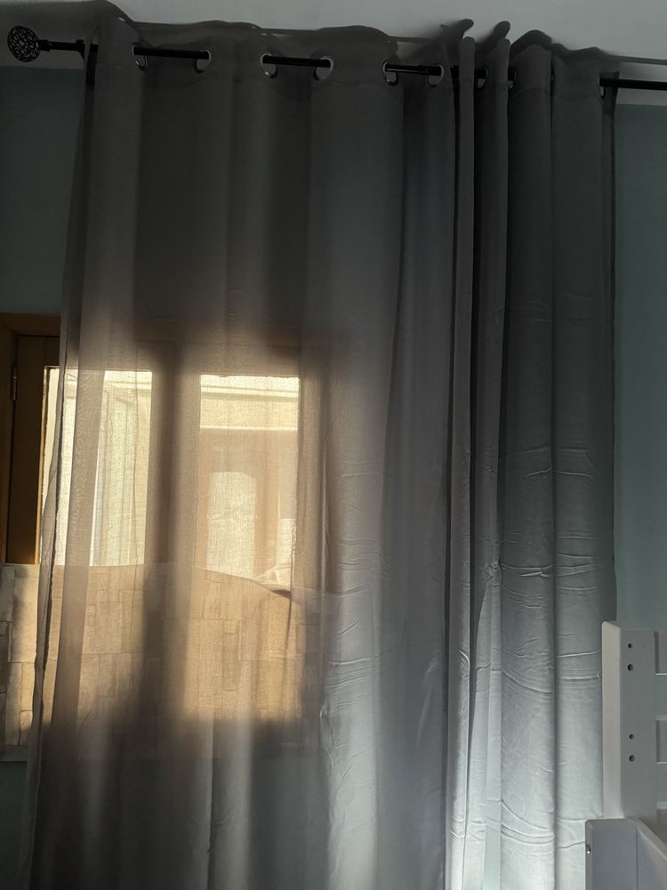 Tres cortinas comprada leroy