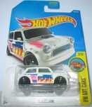 Hot Wheels - Morris Mini (branco - cartão longo - 2016)