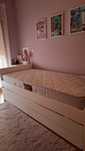 Cama Ikea Slakt c/cama extra+gavetas arrumação