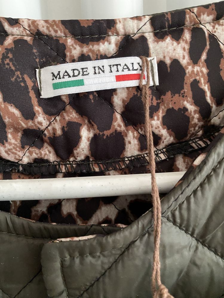 Kurtka wiosenna pikowana Made in Italy