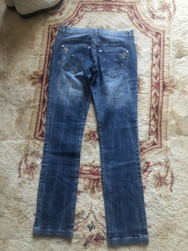 Стильные джинсы на подростка Roberto cavalli р. 152