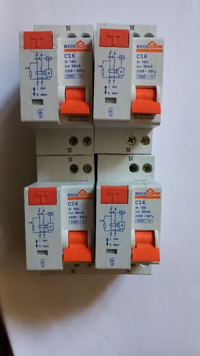 Електро вимикачі , диференційний вимикач