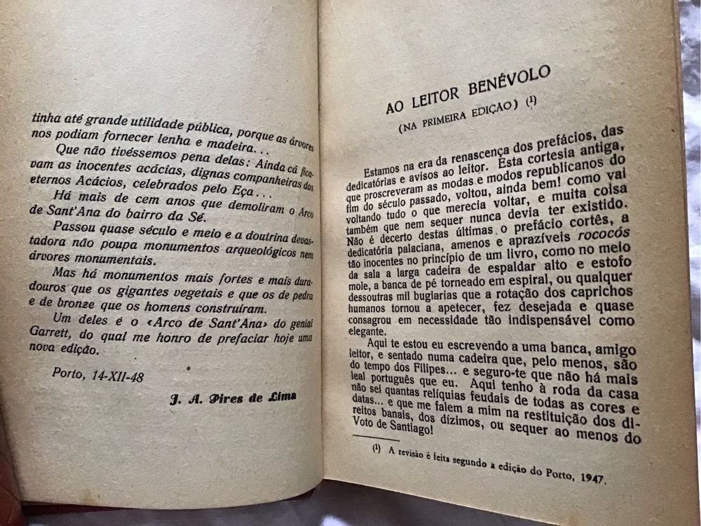 O Arco de Sant’ Ana, Almeida Garrett. Encadernado. Portes incluidos.