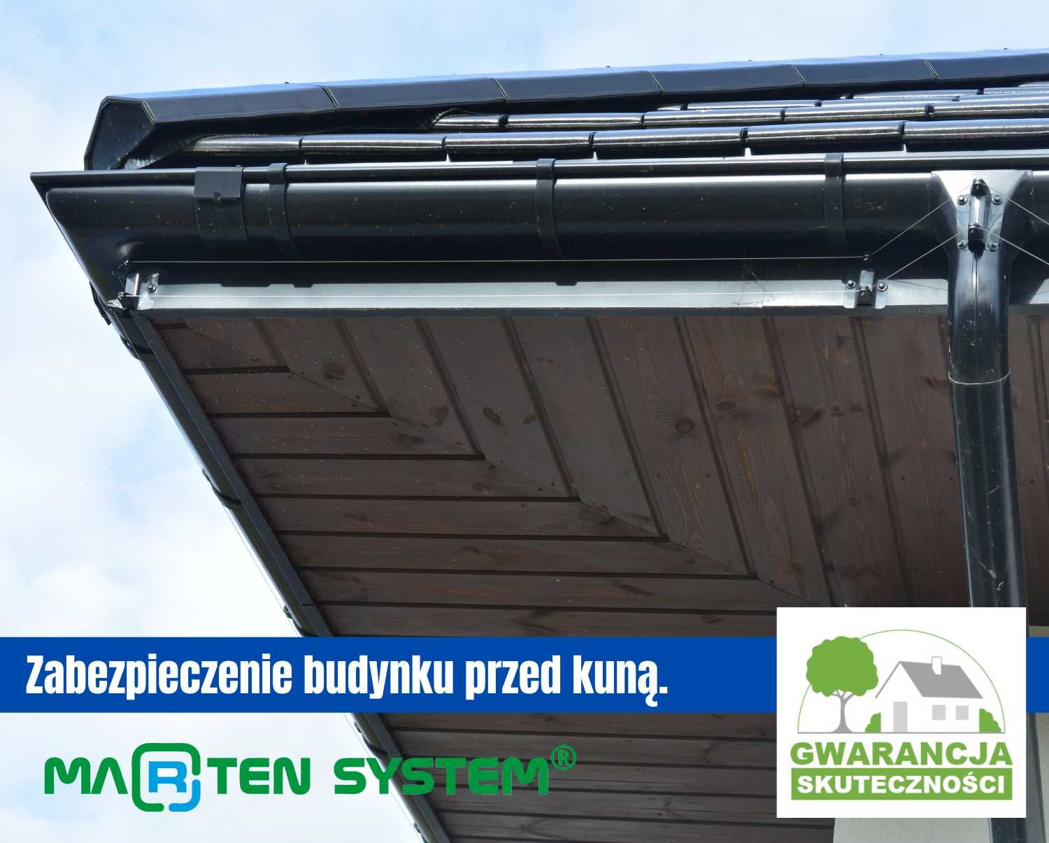 Zwalczanie kuny pastuch na domu i naprawa szkód w dachu Gdańsk