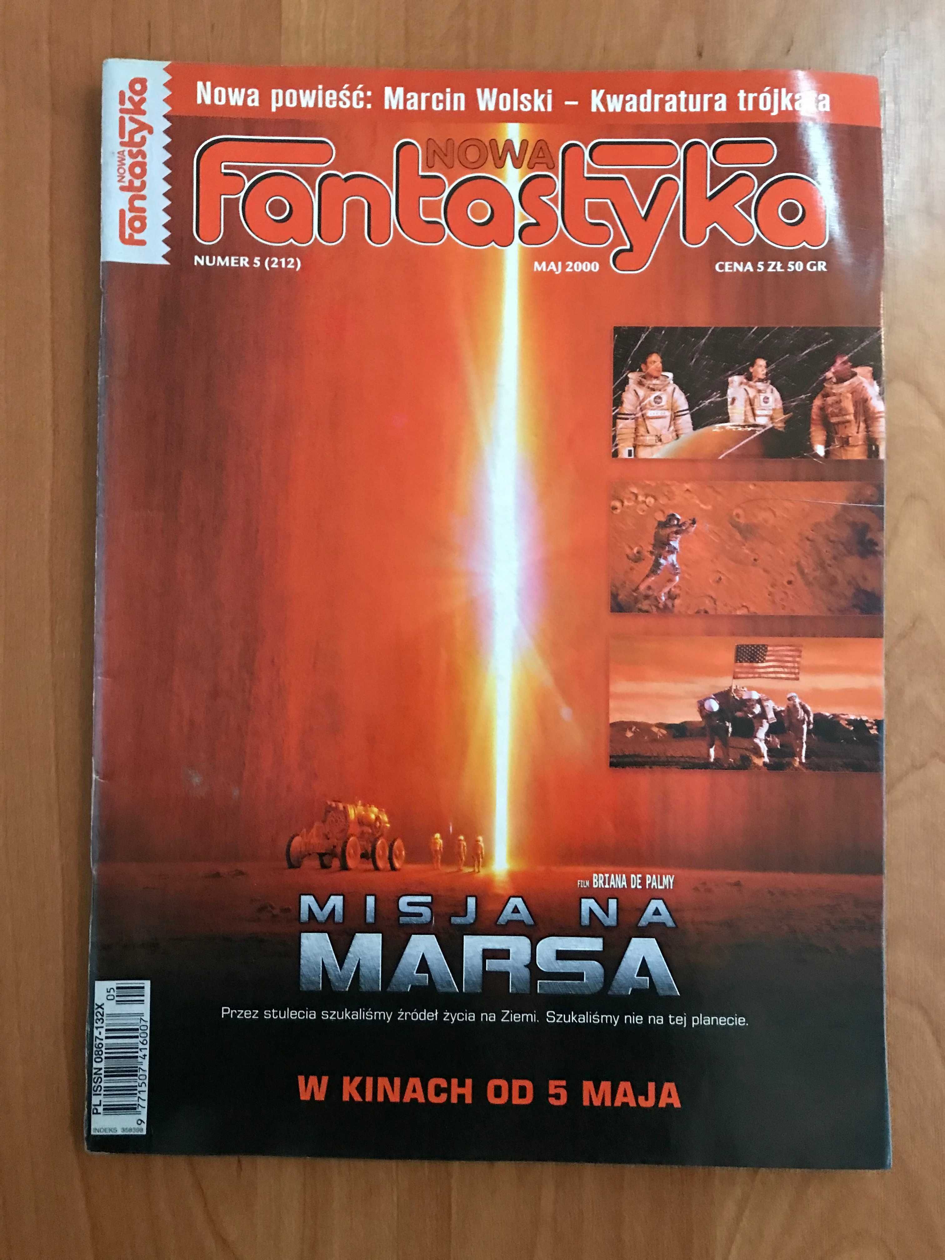 Nowa Fantastyka 5 (212) 2000 Misja na Marsa Beowulf Andrzej Sapkowski