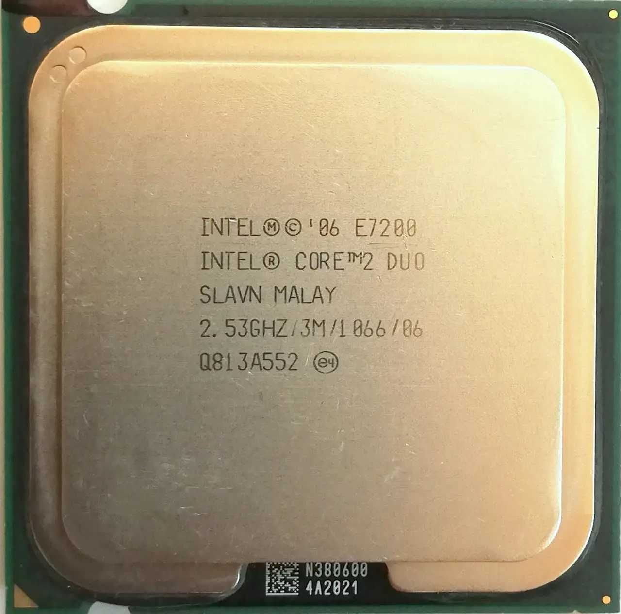 Процесор ,Intel Core 2 Duo E7200 /МГц 2533/ FSB/HT/QPI 1066 ,