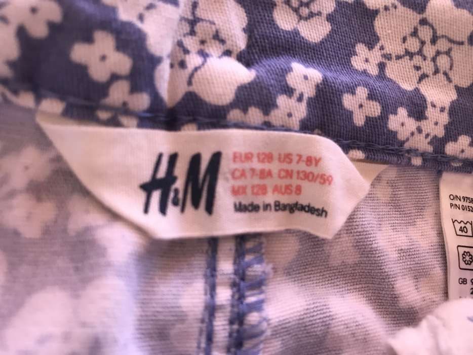 Calções de ganga flores