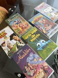Cassetes VHS filmes Disney