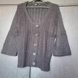 Sweter kardigan Flash czarny moherowy r.m