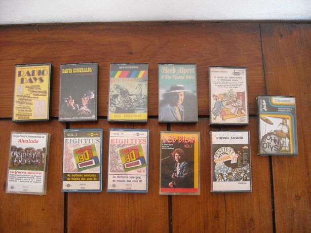 Cassetes k7 musica vintage antigas originais