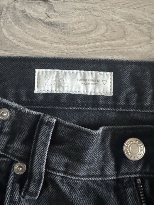 Джинсы Zara черные размер 42