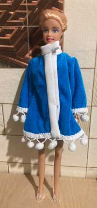 Платье для Барби Снегурочка костюм