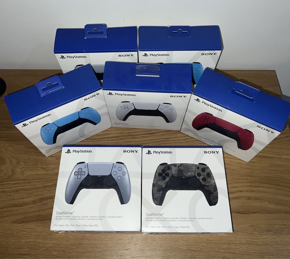 PS5 | Comandos Dualsense Silver, Camouflado, Vermelho…  Playstation 5