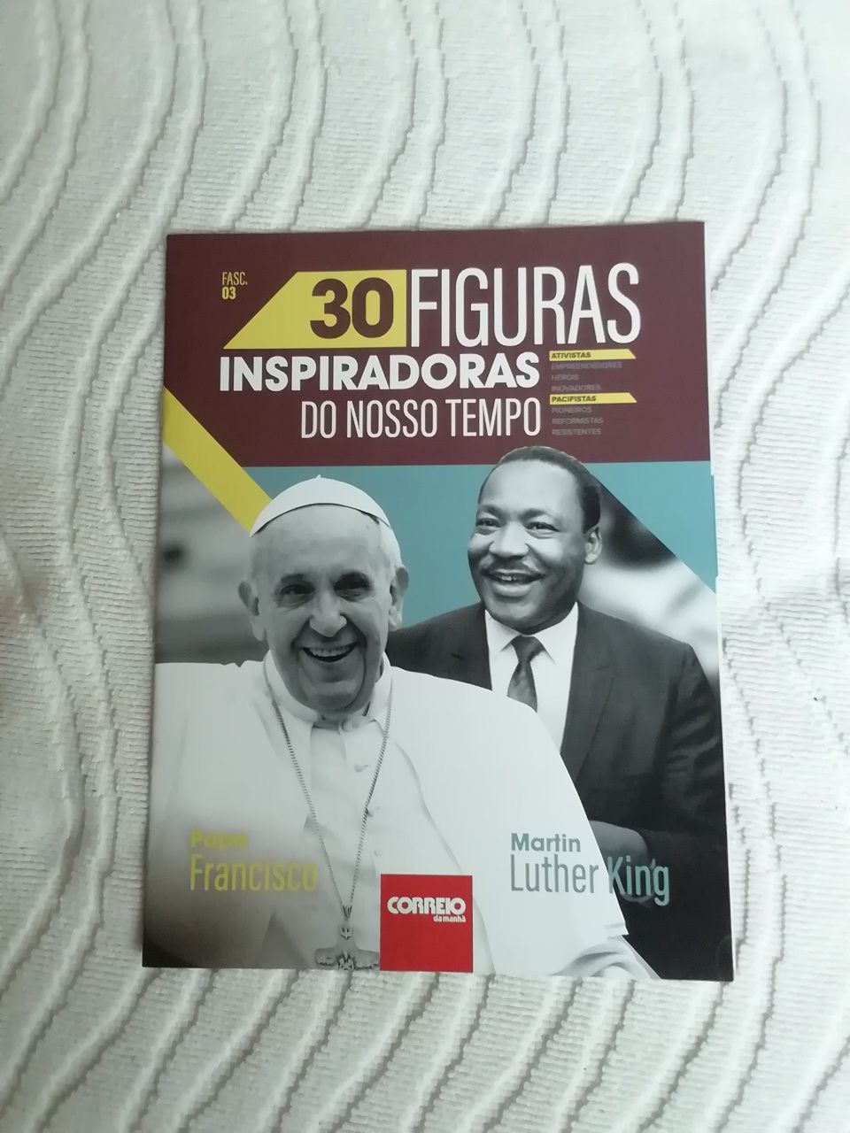 Fascículo n° 3 "30 figuras inspiradoras do nosso tempo", novo