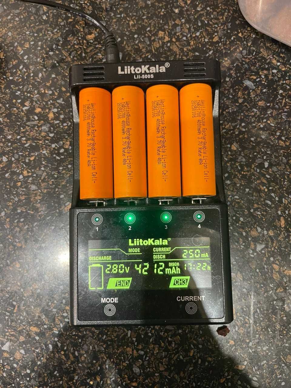 Акумулятор 21700 Westinghouse INR21700 4000mah 40A високотоковий