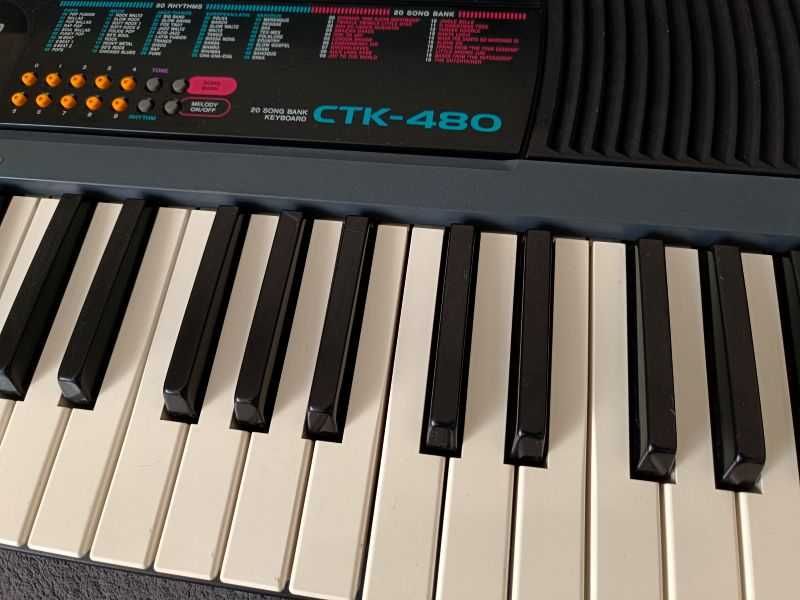 Casio CTK-480 Instrument Klawiszowy Keyboard z zasilaczem