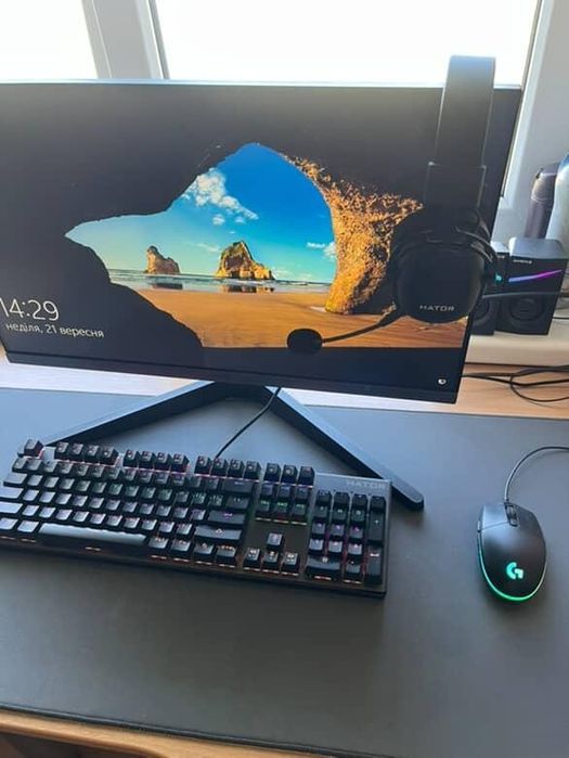 Компютер ryzen 5 3600 + rx 460 і девайси