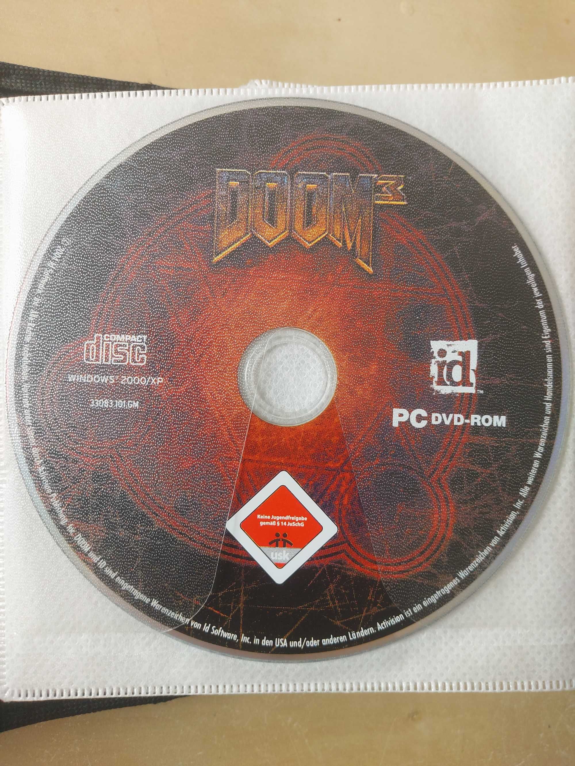 DOOM 3 kultowa gra dzieciństwa PC na dvd-rom software kolekcja retro