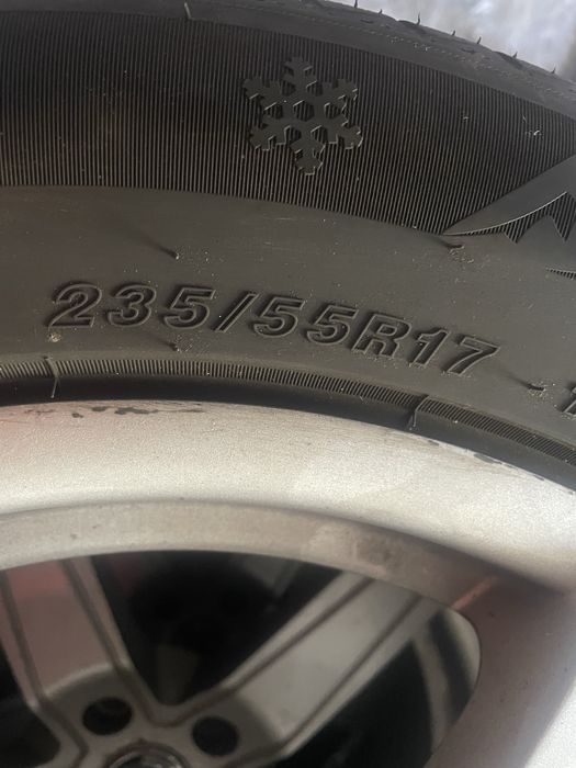Колеса в зборі 235 55 R17 Диски 5/112  Шини 2024 року Зима!