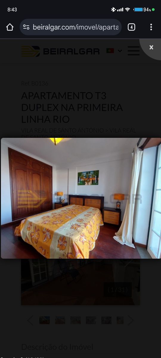 Vendo apartamento vila real de Santo António