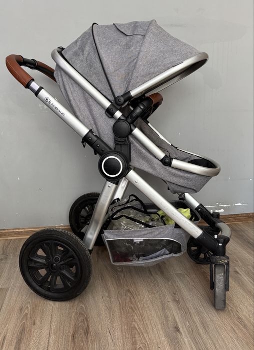 KINDERKRAFT wózek wilofunkcyjny + fotelik 3W1