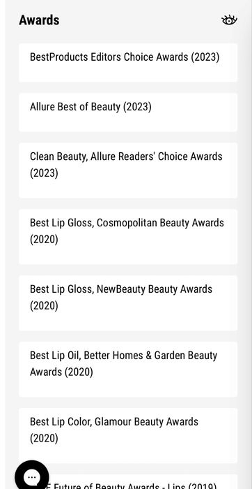 Kosas Wet Lip Oil Gloss Plumping Peptide Lip Treatment Gloss